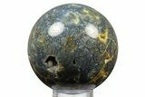 Colorful Polished Marcasite Agate Sphere - Indonesia #308259-1